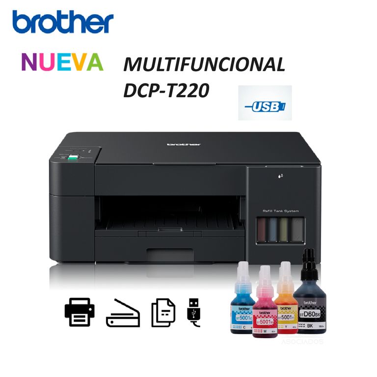 IMPRESORA MULTIFUNCIONAL INKBENEFIT TANK DCP-T220