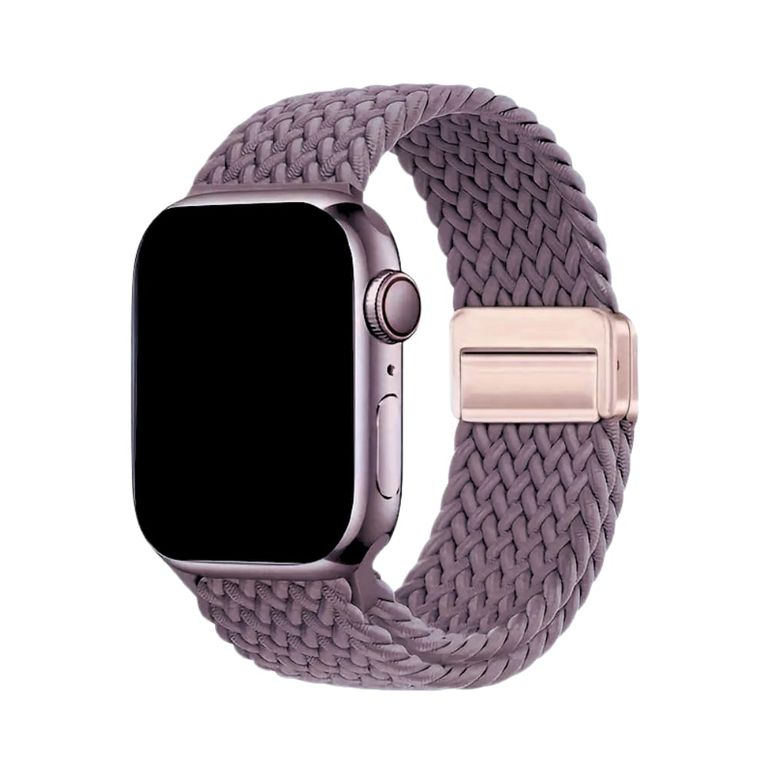 CORREA IMANTADA NYLON WATCH DE 38-40-41 mm y 42 mm SERIE 10 MORADO