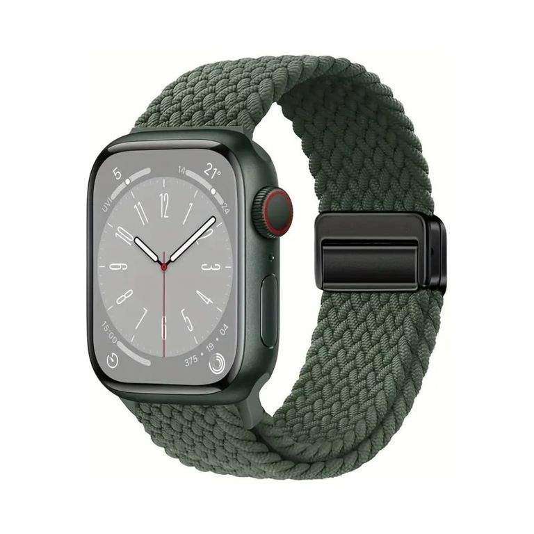 CORREA IMANTADA NYLON WATCH DE 38-40-41 mm y 42 mm SERIE 10 VERDE
