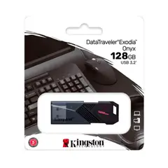 KINGSTON - MEMORIA DTX EXODIA ONYX USB 128GB NEGRA DTXON128GB
