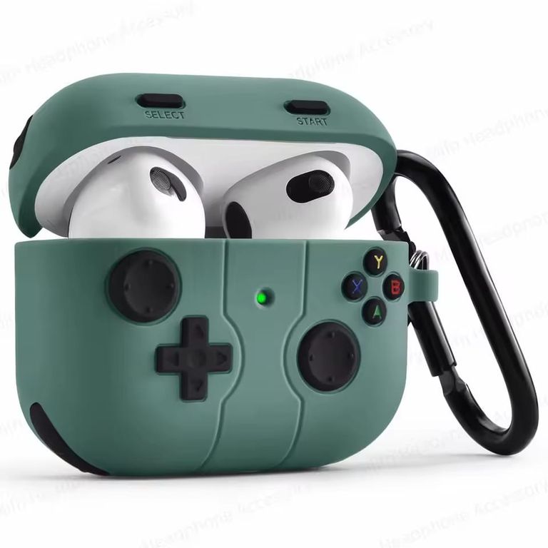 CASE DE TPU PARA AIRPODS 4TA GEN ANIMADO COLOR VERDE