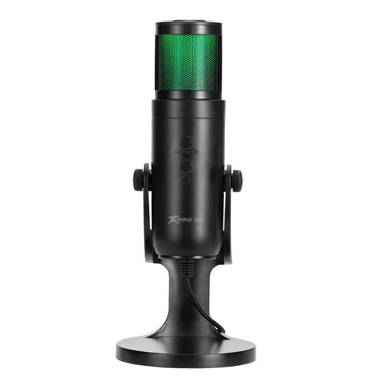 Microfono Gamer RGB USB Omnidireccional XMC-03