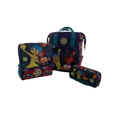 DISNEY - PACK DE MOCHILA LONCHERA Y CARTUCHERA INTENSAMENTE