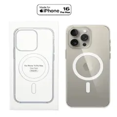 GENERICO - Apple funda transparente para iPhone 16 Pro Max