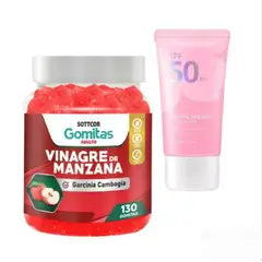 GENERICO - VINAGRE DE MANZANA GOMITAS SOTTCOR + REGALO BLOQUEADOR JAPAN SAKURA