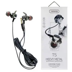TRANYOO - Audífono de punta - - Extra Bass con micrófono