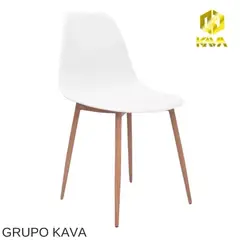 GENERICO - SILLA LOTTI DECORATIVA BLANCO - GrupoKava