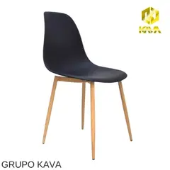 GENERICO - SILLA LOTTI DECORATIVA NEGRA - GrupoKava