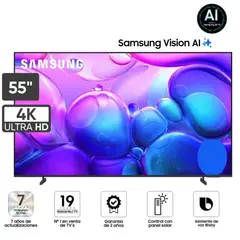 SAMSUNG - Televisor 55 Crystal UHD Tizen Os Smart UN55DU8000