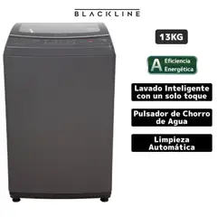 BLACKLINE - Lavadora Carga Superior 13kg SPBL13NTL Gris Oscuro