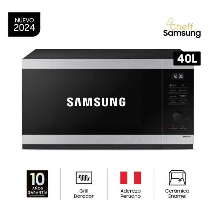 Horno Microondas 40L Acero Inoxidable Grill - MG40DG5524ATPE
