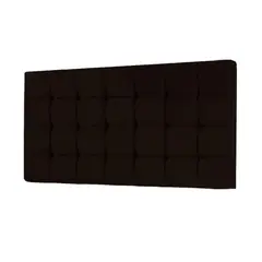 MAVISAC - Cabecera Cubes Plaza King Color Chocolate - Tela
