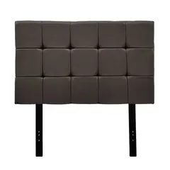 DRIMER - Cabecera Cuadros Aikos Gris 2 Plazas