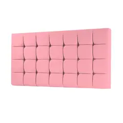 MAVISAC - Cabecera Cubes Plaza King Color Rosado - Tela