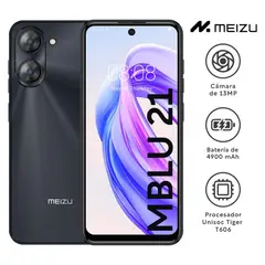 GENERICO - Celular MEIZU Mblu 21 Dual SIM 4GB RAM 64GB 6.79" Negro