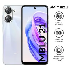 GENERICO - Celular MEIZU Mblu 21 Dual SIM 6GB RAM 128GB 6.79" Blanco