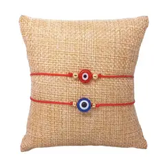 LUCYANA JOYAS Y ACCESORIOS - Pulsera para Parejas de hilo rojo con Ojo Turco - Joyas Lucyana
