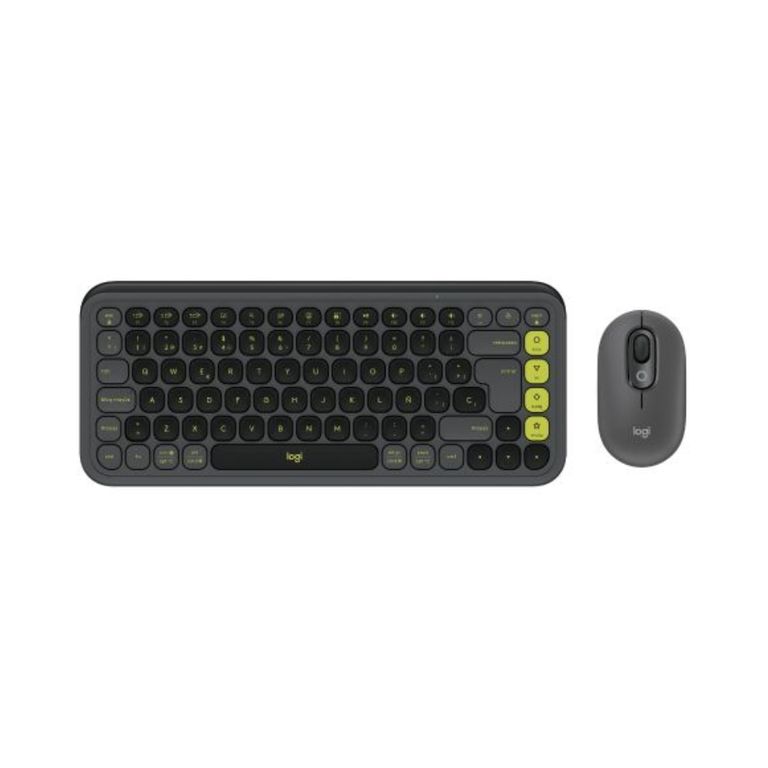 TECLADO MOUSE POP ICON BLUETOOTH INALAMBRICO GRAFITO