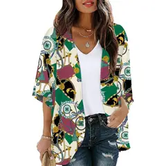 KAST PE - Kimono mujer Trust Cardigan estampado - Talla M