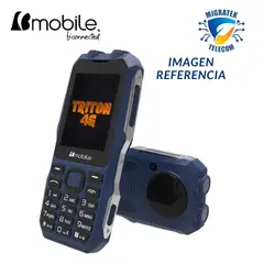 BMOBILE - Teléfono Movil TRITON 4G Dual SIM - Radio FM - Color Azul