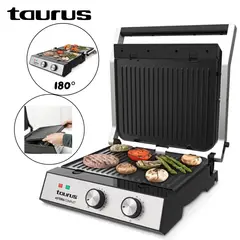 TAURUS - Sandwichera Grill con Temporizador y Control de Temperatura
