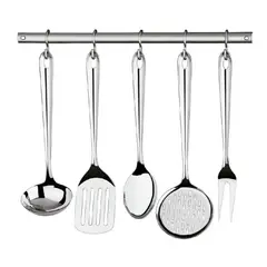 TRAMONTINA - Juego de Utensilios 5 PIEZA.Ace.Inox.C