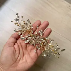 ANADE HANDMADE - TOCADO TIARA ACCESORIO PARA NOVIA