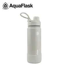 AQUAFLASK - Botella de Acero Inoxidable 530 ML Fossil Gray