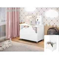GENERICO - Baúl Infantil Lululi Blanco R&R MUEBLES
