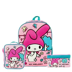 SCOOL - SET MOCHILA MELODY OFICIO MALETA ESPALDA NIÑA EVA 3D 3 PIEZAS