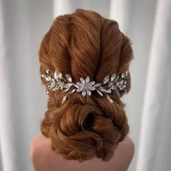 ANADE HANDMADE - TOCADO TIARA ACCESORIO PARA NOVIA