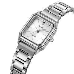 SKMEI - RELOJ 2237 PLATEADO CORREA ACERO PARA MUJER