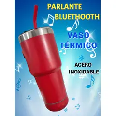 GENERICO - VASO TÉRMICO PARLANTE INTELIGENTE LUCES TOMATODO GRANDE ACERO 900ML