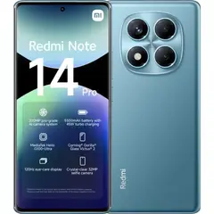 XIAOMI - Redmi Note 14 Pro 4G 256GB 8GB RAM Azul