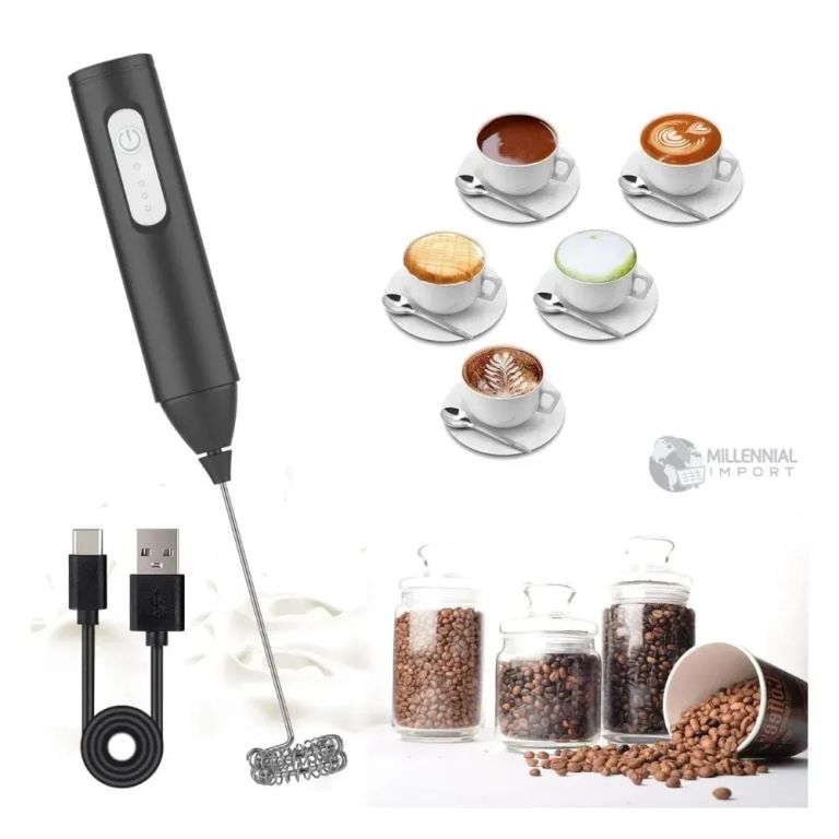Mini Batidora Eléctrica de Mano Vaporizador de Leche Capuchino