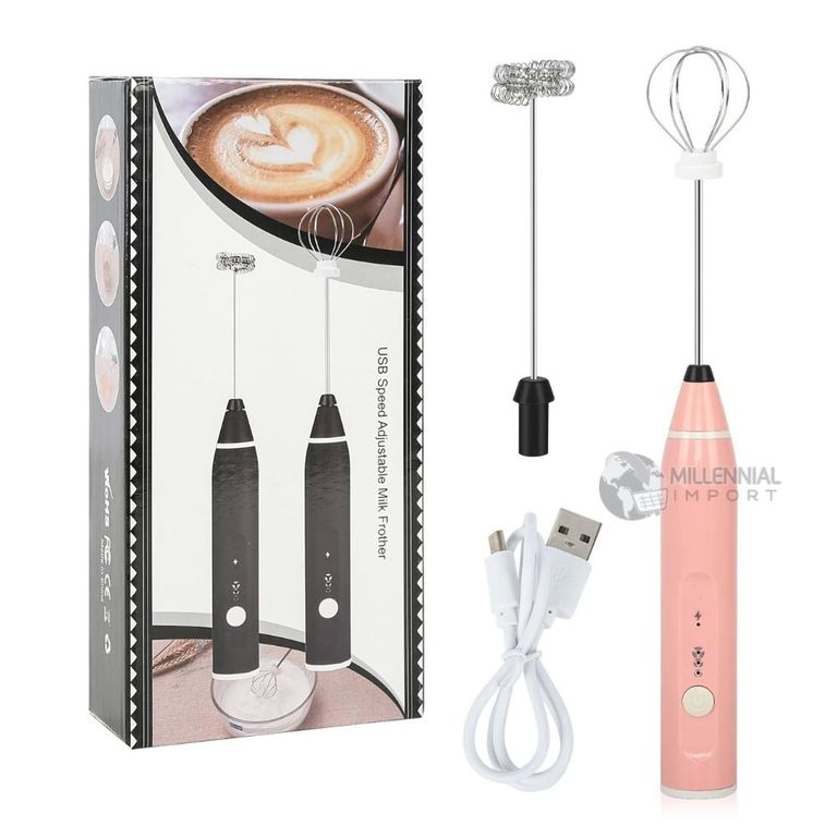Mini Batidora Espumadora para Café - Inalámbrica Eléctrica con USB