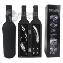GENERICO - Set De Vino Elegante 5 Piezas para Sacar Corcho
