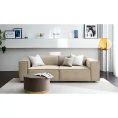 GENERICO - Sofá 2 Cuerpos Vitoriano - Beige