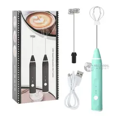 GENERICO - Mini Batidora Espumadora para Café - Eléctrica con USB
