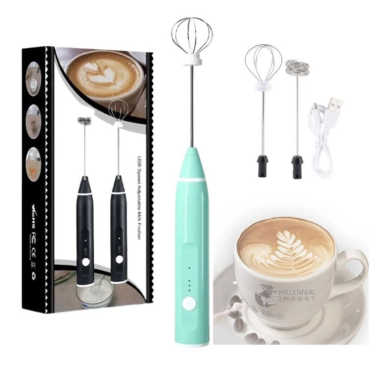 Mini Batidora Eléctrica de Mano Vaporizador de Leche Capuchino