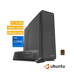VASTEC - Computadora SILVER i7-12700 16GB 500GB SSD Linux