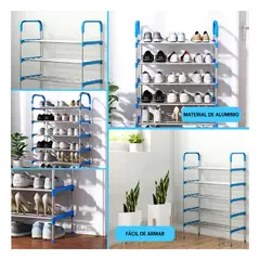 RYBIU IMPORT - Organizador Ideal por 5 Niveles en Celeste Y+Gift Stickers