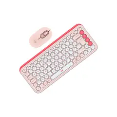 LOGITECH - TECLADO MOUSE POP ICON BLUETOOTH INALAMBRICO ROSA