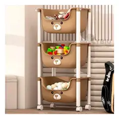 RYBIU IMPORT - Organizador Resistente de 3 niveles Marron Y+Regalo Agendita