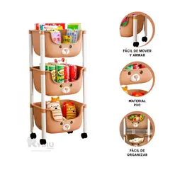 RYBIU IMPORT - Estante Multifuncional en Tono Marrón Y+Post-it Adhesivos