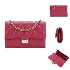 BAELLERRY - Bandolera de cuero vegano (PU) para dama 3249