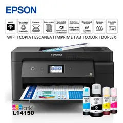 EPSON - Impresora Multifuncional L14150 A3 Duplex WIFI Red ADF FAX