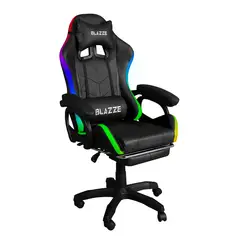 BLAZZE - Silla Gamer Rgb Ergonómica Buff - Negro