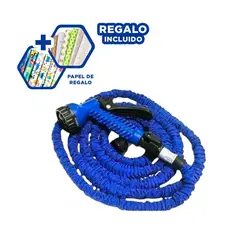 RYBIU IMPORT - Manguera Flexible de 45 Metros Color Azul Y+Papel de Regalo