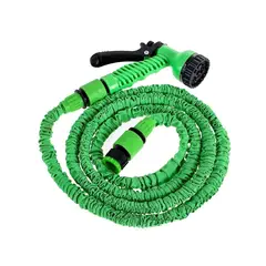 GENERICO - Manguera Expandible y Resistente de 15 Metros en Color Verde